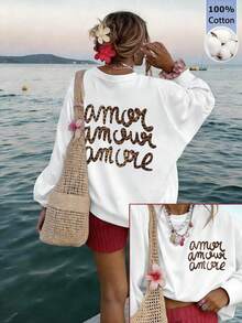 Women Sweatshirts & Hoodies - White - View 1