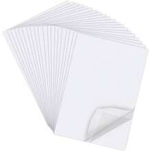 20 Sheets A4 Size 8.3x11.5 Inch Clear Double Sided Adhesive Tape Sheets, Super Strong Sticky Tape, DIY Art, Craft, Home Decorati - 隨機風格 - 查看 2