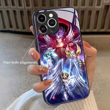 Estuche para teléfono con escena de batalla de Warrior Angel Compatible con estuches para teléfonos   17  16 Pro Max  15 Pro Max  13 y  12 Elegante, resistente al agua, a los golpes y a las caídas Un gran regalo para familiares, amigos, amantes, novios/novias y el día de San Valentín - Negro - Ver 4
