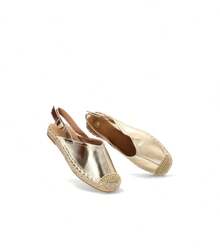 Buonarotti Women Flat Sandals - Gold - View 5