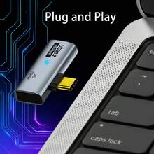 WOWSSYO 快速充电 Type-C OTG 适配器，Type-C 1.2 OTG 适配器，PD100W 充电 + USB3.2 10Gbps 传输速率，Type-C 公头转 USB3.2 母头 OTG 数据线，U 盘传输，PD100W 快充，支持同时进行 OTG 数据传输和 PD 快充，适用于手机、电脑、平板电脑，春季礼物/周年纪念礼品 - 彩色 - 查看 3
