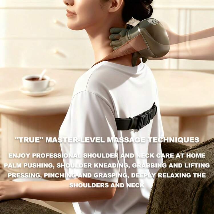 2000mAh Electric Massager Designed For Neck And Shoulder, With USB Charging And 6D Hand Simulation Massage Experience. It Provides Deep Massage For Shoulders And Legs, Making It An Ideal Gift For Men And Women - Multicolor - View 10