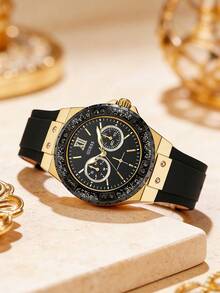 Guess Women's Quartz Watch, Suitable For Women's Daily And Holiday Wear - Black - View 6