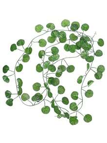 1/6/12/24pcs 6.9ft Artificial Evergreen Ivy Vine Fake Leaves Green Plant Vines Home Garden Decor, Poisonous Evergreen Ivy, Rose Style Decor For Party, Holiday, Bedroom, Mother's Day, Spring, Valentine's Day - D - View 5