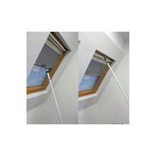 VELUX COMPATIBLE 1.2m -3m TELESCOPIC METAL ROD POLE FOR OPENING WINDOW & BLINDS - Star - View 3