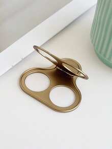 1pc Metal Finger Ring Holder Rotatable Phone Case Universal Adhesive Desktop Phone Stand Finger Ring Holder - Multicolor - View 5