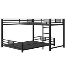 Kids Bed Frames, Headboards & Footboards - Black + Metal + 140cm*200cm - View 8