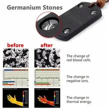 Black Square Quantum Pendant Necklace Anti Radiation Volcanic Stone Anion Energy Necklace For Daily Wear - màu đen - Xem 5