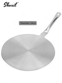 shoxil 1pc Heat Conduction Plate, Suitable For Induction Cooktop, Gas Stove, Moka Pot, Small Saucepan, Stainless Steel Pot, Ceramic Casserole. Quickly Thaws Meat, Concentrates Heat, Anti-Slip, Suitable For Kitchen & Home - Heat Plate - View 9