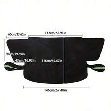 ¡Esencial anti-congelante y anti-nieve para el coche en invierno! Diseño magnético de alta resistencia que se adhiere firmemente a la carrocería del coche, cubre el parabrisas + las ventanas laterales, ¡di adiós fácilmente a los problemas de escarcha y nieve! - Magnético - Ver 4