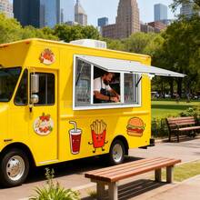 SanBouSi Food Truck Service Window, Aluminum Alloy Concession Window With 4 Horizontal Sliding Screen Windows, Wall Mounted Metal Concession Stand Windows - White - View 4