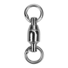 40 x Durable Stainless Steel Fishing Swivel Snap Connectors Lure Tackle Tools (0#40pcs) - Plateado - Ver 8