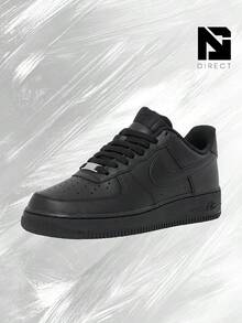 Nike Air Force 1 Low '07 Black – Shoes For Man-Vintage-Spring & Summer-Inspired Running Shoes, Shock-Absorbing Comfort, Gym To Streetwear Casual Wear-Easter Gift– CW2288 001 - BLACK/BLACK - 查看 2