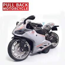 1:12 Scale Alloy Motorcycle Model, Children's Toy Motorcycle, Decorative Scooter Model, Birthday Gift For Boys - Multicolor - View 14