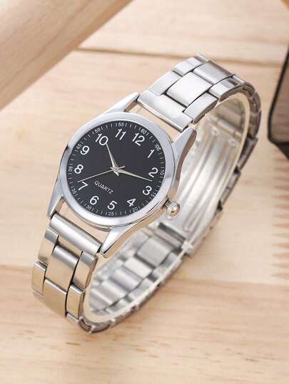 1pc Girl's Fashion Business Luxury Casual Quartz Watch, Suitable As A Birthday/Holiday Gift For Girls, Suitable For Students, Perfect For Daily Life Such As School, Parties And Travel. Ideal Gift For Graduation Season, Valentine's Day, And Girls.