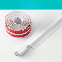1 Roll 3 Meters X 5.5cm Self-Adhesive Floor Cable Protector, PVC Cable Concealer Raceway, Suitable For Floors, Walls, Desktops To Conceal And Protect Network Cables, Wear-Resistant Cable Management - Multicolor - View 13