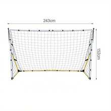 8 Fuß x 5 Fuß große, tragbare Fußballtore für Training und Garten inklusive Tasche - Variante1 - Übersicht 4