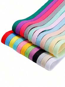 Single-Layer Flat Colorful Shoelaces, Suitable For Sneakers, Canvas Shoes, Basketball Shoes, White Shoes, Sports & Casual Shoes, Women Men Trainers Running Shoes - 彩色 - 查看 2