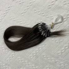 Dark Brown 2# Micro Link Real Human Hair Hair Extensions Nature Black Straight Invisible Micro Beads Thick Micro Ring Hair Extensions (30 Or 50 Strands-Shipped At Random) Micro Loop Hair Extensions For Women Daily Use, Like Wedding,Make Up, Date, Christmas Gifts,Party Wigs,Daily Use, Schools, Birthday Banquets, HalloweenAnd Other Occasions,And Theme Parties And So On - S2 - 查看 3