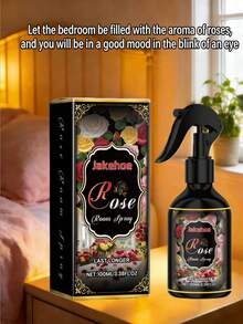 jakehoe 1pc/100ml Rose Scented Indoor Spray, Bedroom Long-Lasting Fragrance Indoor Spray Deodorizer Air Freshener, Elegant Floral Scent, Long-Lasting Fragrance, Fresh And Soothing, Natural Aroma, Gentle And Non-Irritating, Restoring Fresh Flower Scent, Luxurious Floral Scent, Warm And Healing, High-End Fragrance, Odor Removal, Air Refreshment, Balanced Intensity, Bedroom Exclusive, Natural Floral Scent, Restoring Authentic Rose Flower Aroma - Air Freshener - View 3
