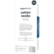 Basics Cotton Swabs For Personal Hygiene And Baby Care, 500 Count, 1 Pack - 500裝(1包) - 查看 2