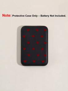 可爱爱心图案 MagSafe 移动电源保护套，无线充电器保护壳（不含电池） - 彩色 - 查看 6