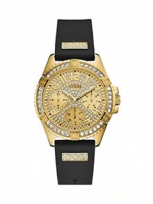 Guess Women's Fashion Elegant Quartz Watch, Suitable For Daily Wear - Rhinestone Gold Plate - View 11