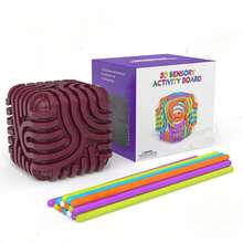 1个硅胶感官活动板玩具 - 彩色 - 查看 9