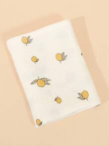 1pc Double-Layer Muslin Swaddle Blanket, Lightweight, Soft & Breathable, Cartoon Print, 2 Sizes, Baby Wrap - Multicolor - View 12
