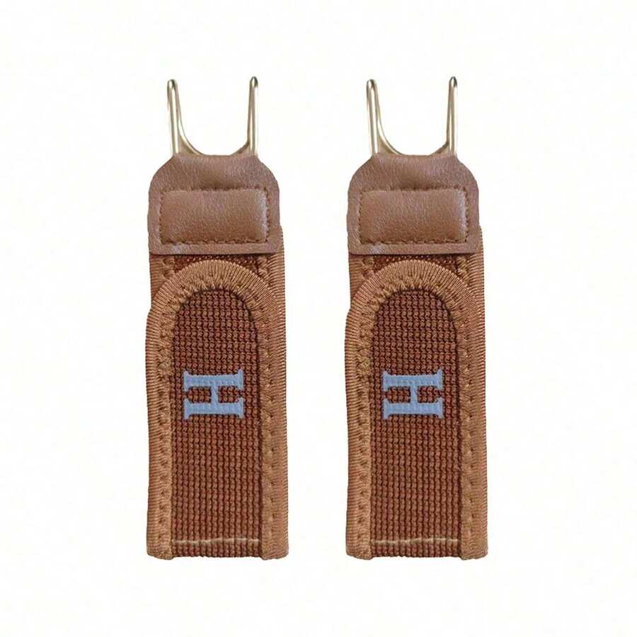 2026 New Buckleless Belt,Metal Hook Elastic Belt,Unisex Adjustable Buckle-Less Invisible Waist Belts - 棕色 - 查看 1