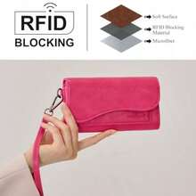 Women Wristlet Bags - Hot Pink - View 5