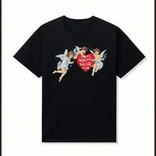 Anti Social Club Valentine 2026 Love In The Air T-Shirt - 黑色 - 查看 1