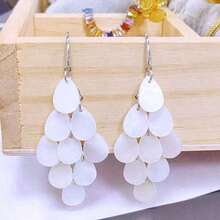 1 Pair Fashion Drop Tassel Earrings, High-End Beach Vacation Accessories - Tua rua - Xem 4