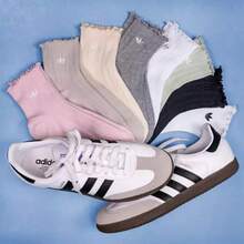 Adidas Ruffle Quarter Socks 3-Pack White JL0829 - Vớ trắng cao đến giữa bắp chân - Xem 8