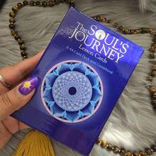 The Soul's Oracle Cards  – Insightful Lesson Card Deck For Love, Life Purpose & Spiritual Guidance, Paper Material - 藍色 - 查看 2