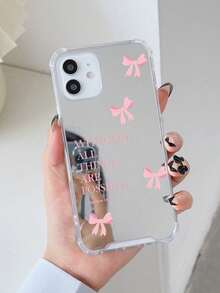 Bow & Heart Cute Pattern Mirror Shockproof Phone Case, Compatible With IPhone 13/11/17/16/14/15/15 Pro/15 Plus/15 Pro Max/7 Plus/8 Plus/X/Xs Max/Xr/11 Pro/12 Pro/13 Pro/14 Pro/12 Mini/13 Mini/11 Pro Max/12 Pro Max/13 Pro Max/14 Pro Max/14 Plus/17 Pro/17 Air/6/6s Plus/7/8/16 Pro/16 Plus/16 Pro Max/SE2/17 Pro Max And Galaxy/A54/A14/A12/A13/A15/A32/A33/A24/A52S/S20/S21/S22/S23/S24/S23Plus/S24ultra/S25/A15/A33/A23 - style3(1PC) - 查看 3