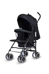 Bambico Easy Fold Stroller Baby Pushchair Compact Advanced Suspension Sturdy Wheels Stylish Design - 黑色 - 查看 6