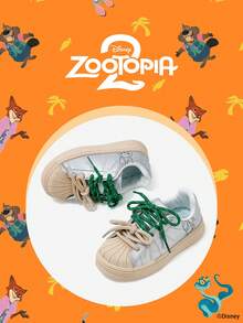 Disney 与《疯狂动物城2》正版联名 | 一双儿童运动鞋，适合日常和假日户外穿着，舒适贴合双脚，防滑、耐磨、透气（儿童运动鞋、童鞋、女童鞋） - 銀色 - 查看 2