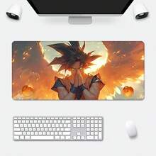 1pc Anime Go-Ku D-Dragons Balls Mousepad HD Printing Computer Gamers Locking Edge Non-Slip Mouse Pad XXL90x40cm Keyboard PC Desk Pad - Multicolor - View 46