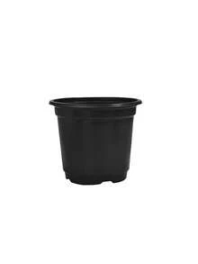 10 chậu ươm cây bằng nhựa mềm, chậu nhựa mềm dày dặn có lỗ thoát nước, thích hợp cho cây mọng nước, cấy ghép, giâm cành (Màu đen) - chậu hoa - Xem 9