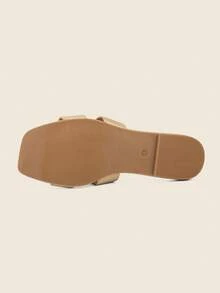 Women's H-Shaped Comfortable Sandals Versatile&Stylish Flat Sandals Casual Beach Summer Shoes - 香檳色 - 查看 4