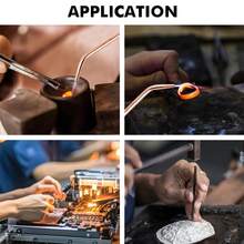 Mini Oxygen Torch Kit, Micro Oxygen Acetylene/Butane Gas Welding Torch With 5pc Tips For Jewelry Repair - Multicolor - View 11