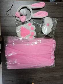 Bunny Costume Set, Easter Party Supplies - Multicolor - View 4