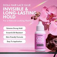 Dola Hair 7件組蕾絲假髮膠水套組 蕾絲染色融色髮慕斯 3.8 fl oz 適用於女性假髮、髮墊與髮飾的自然收尾蕾絲染色 假髮安裝工具套組 7件組（含髮蠟棒、蕾絲膠水、膠水卸除劑、髮際線修飾） - Light Brown 7Pcs - 查看 5
