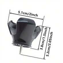 Putter Golf Ball Picker Upper Retriever Ball Pick Up Tool Golf Putter Grip - Black - View 3