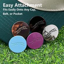 Marcador de bola de golf divertido con patrón abstracto de tigre, clip magnético estándar para gorra unisex, regalo de golf premium para hombres y mujeres, accesorio de golf para entusiastas del golf - Multicolor - Ver 10