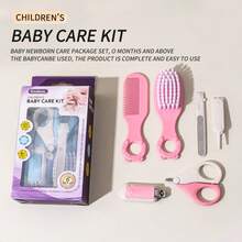 6pcs Baby Care Set,Baby Nail Clippers,Nail File Care Set,Nursery Essential Gift Set,Ideal Gift For Baby Shower,Birthday Party,Best Gift For New Parent - Multicolor - View 6