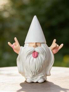 闪亮摇滚小矮人“乔治”和平与爱——为您的魔法花园带来温馨 - 均碼 - 查看 8