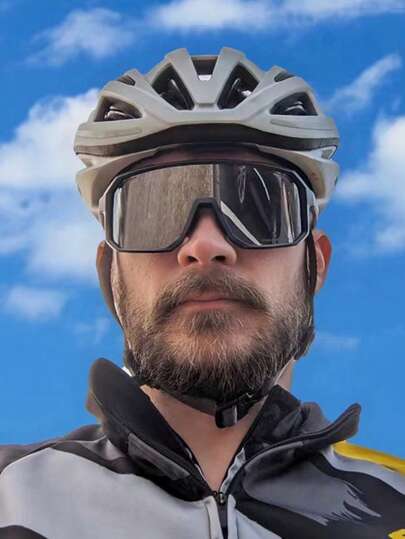 新款时尚大框骑行眼镜，彩色运动眼镜，登山护目镜，户外骑行防风眼镜