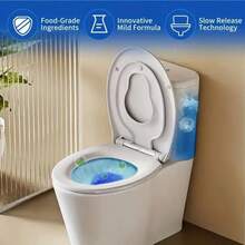 18 Pack Automatic Toilet Cleaner Tablets, Easy Use For Home Hygiene, Powerful Toilet Bowl Cleaners For Tough Stains, Long-Lasting Deodorizing, Fresh Scent - 18 Packs (PINE) - 查看 6